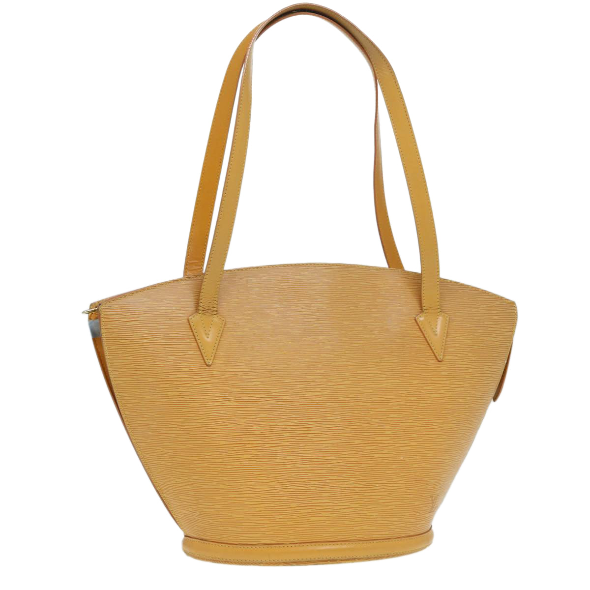 LOUIS VUITTON Epi Saint Jacques Shopping Shoulder Bag Yellow Auth