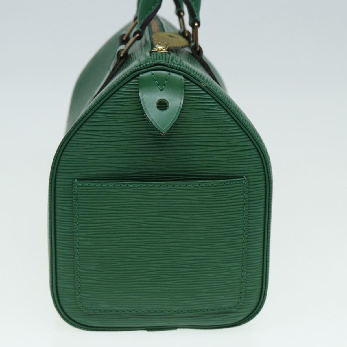 LOUIS VUITTON Epi Hand Bag Borneo Green LV Auth
