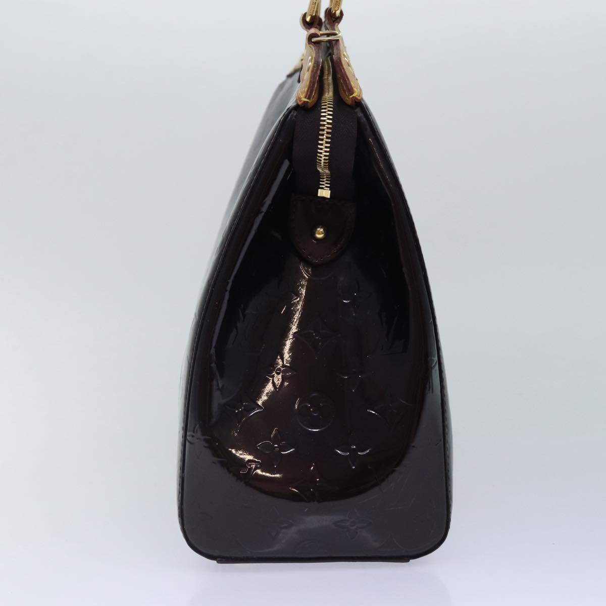 LOUIS VUITTON Vernis Blair GM Hand Bag 2way Terre Domble LV Auth