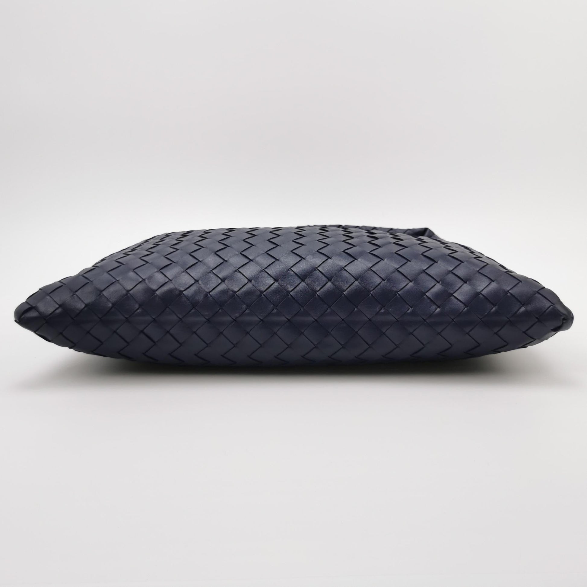Bottega Veneta Hop Hobo Medium Leather Navy 46cm