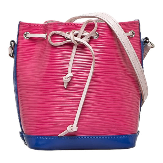 Louis Vuitton Epic Nanoe Sliding Shoulder Bag M42502 Pink Navi PVC Leather Louis Vuitton