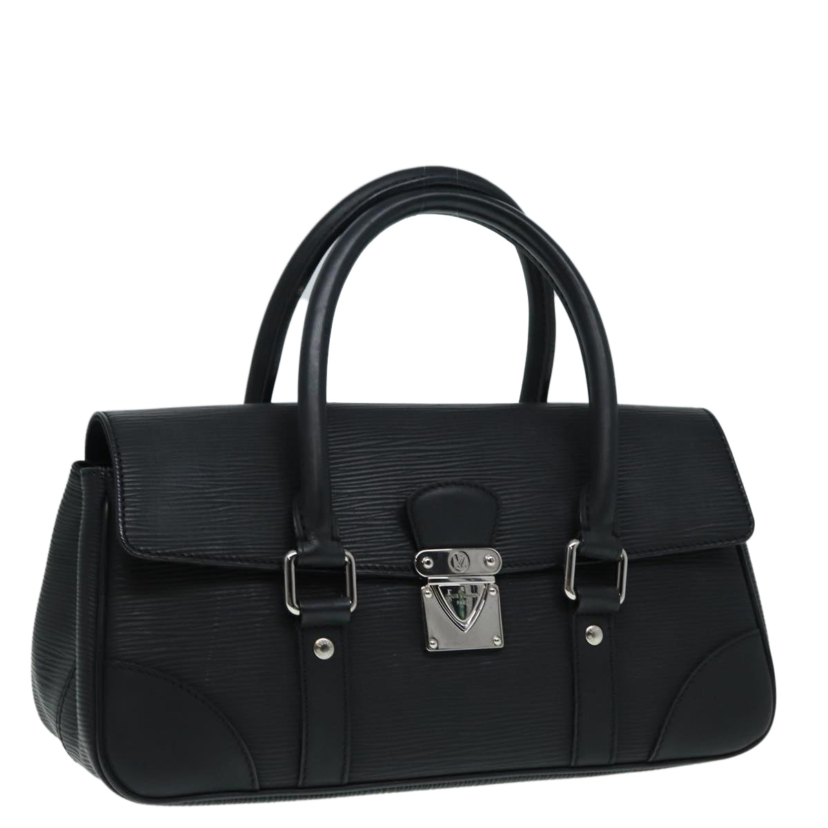 LOUIS VUITTON Epi Segur PM Hand Bag Black LV Auth