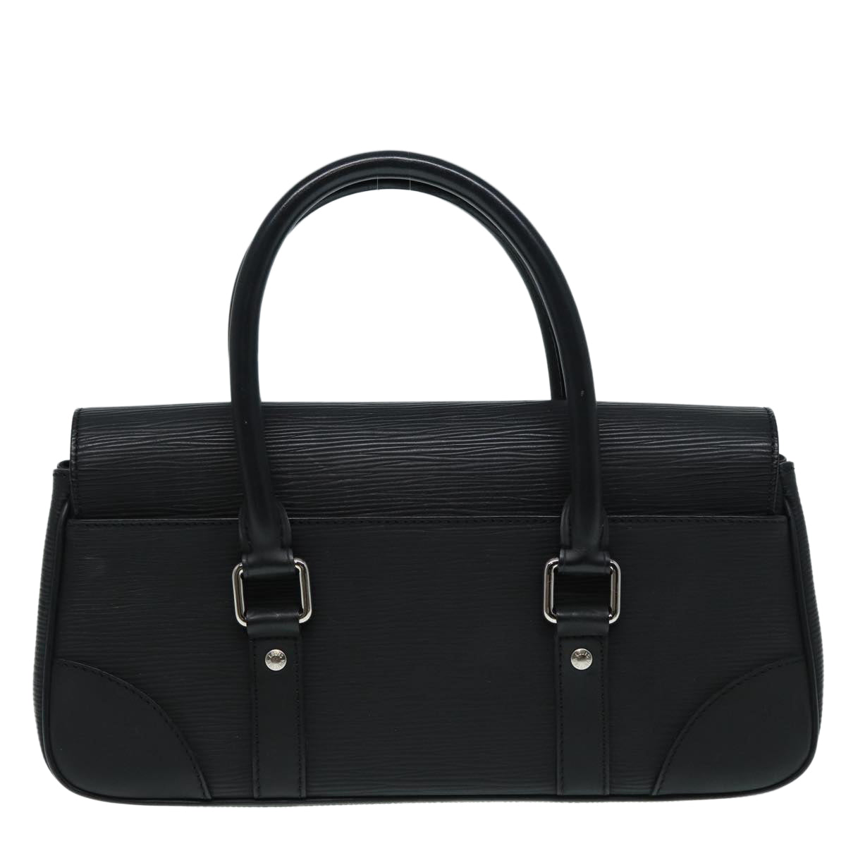 LOUIS VUITTON Epi Segur PM Hand Bag Black LV Auth
