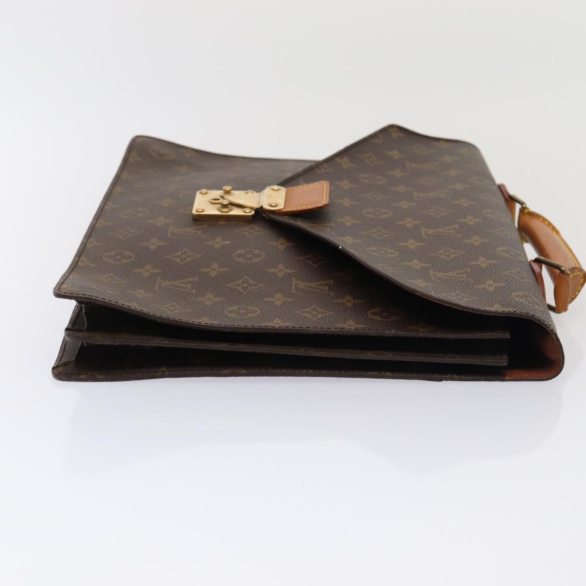 LOUIS VUITTON Monogram Serviette Conseiller Briefcase LV Auth Handbag