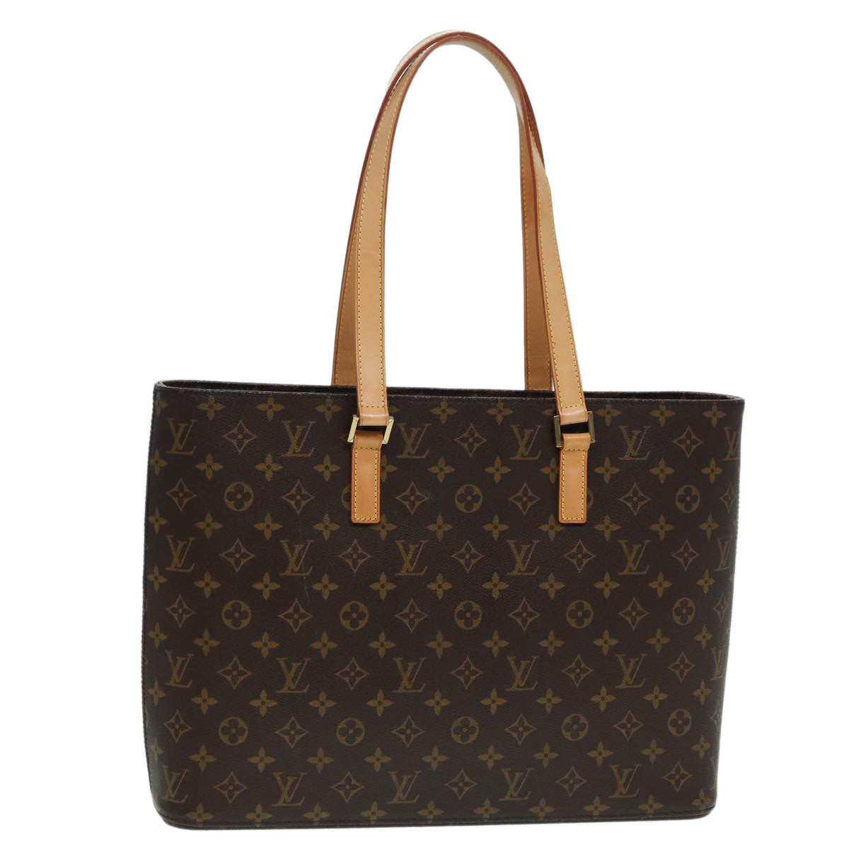 LOUIS VUITTON Monogram Luco Tote Bag LV Auth