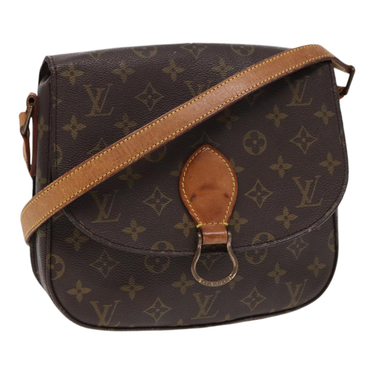 LOUIS VUITTON Monogram Saint Cloud GM Shoulder Bag LV Auth