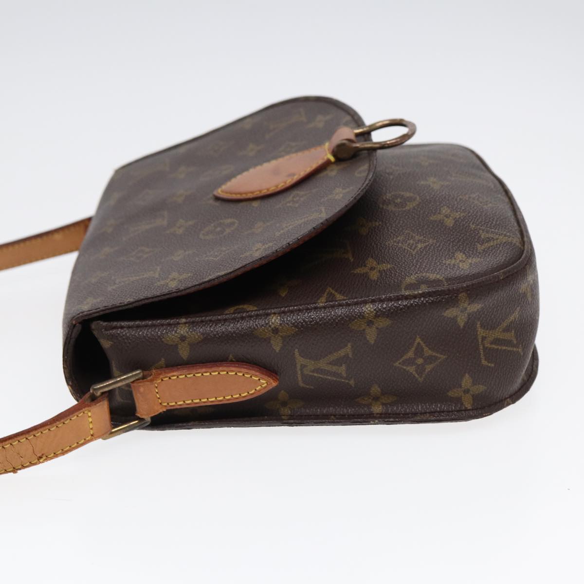 LOUIS VUITTON Monogram Saint Cloud GM Shoulder Bag LV Auth