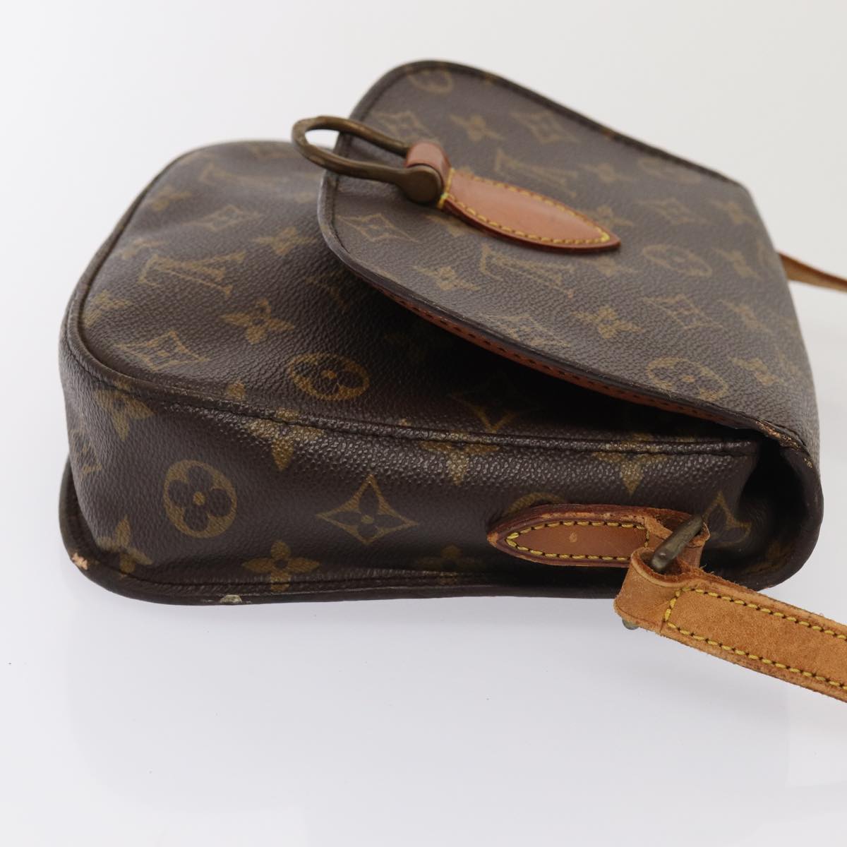 LOUIS VUITTON Monogram Saint Cloud MM Shoulder Bag LV Auth