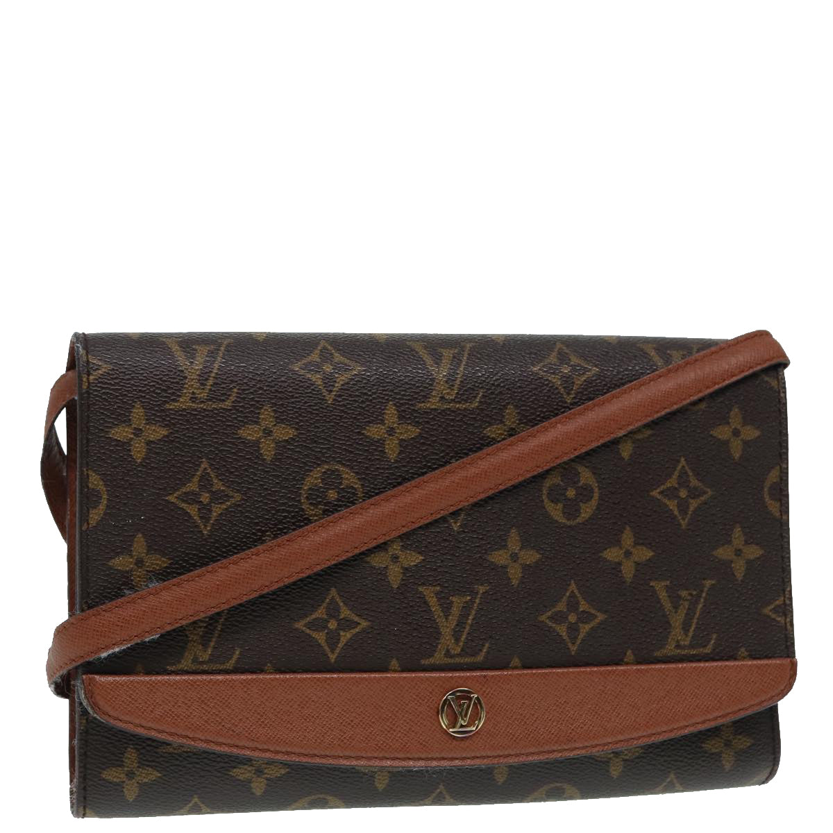 LOUIS VUITTON Monogram Bordeaux 24 Shoulder Bag LV Auth