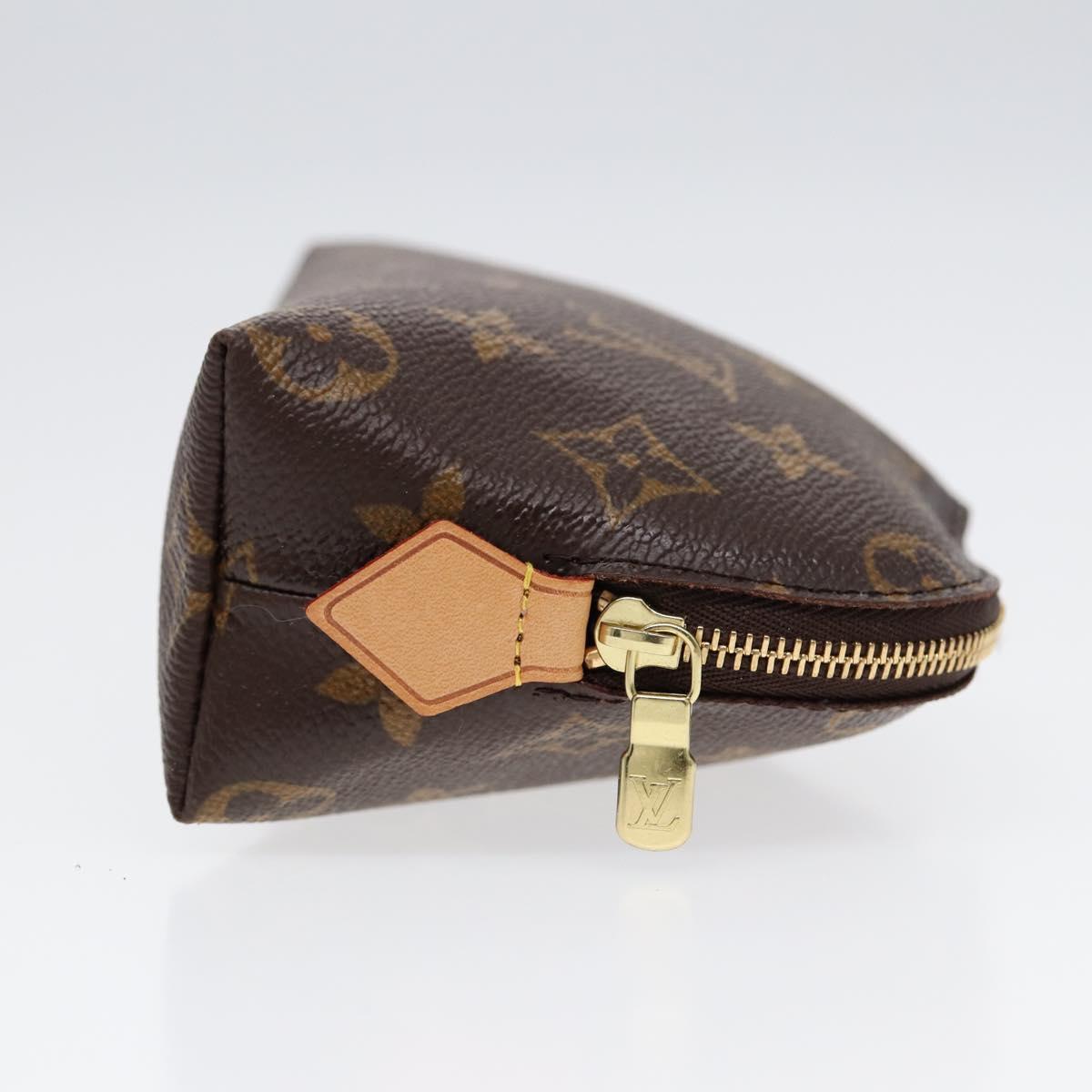 LOUIS VUITTON Monogram Pochette Cosmetic PM Cosmetic Pouch LV Auth