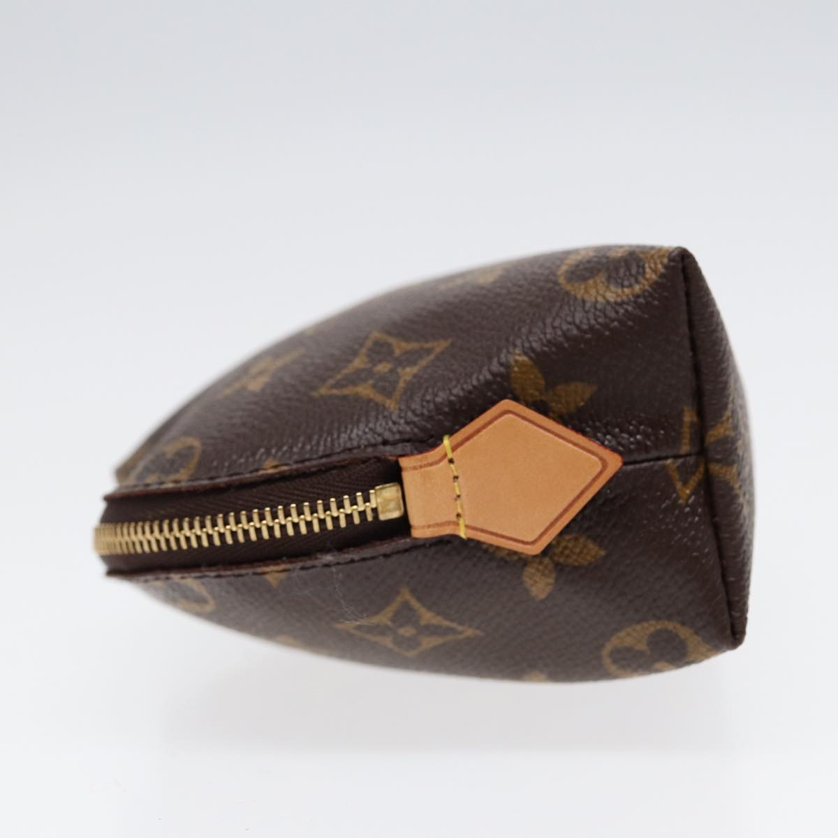 LOUIS VUITTON Monogram Pochette Cosmetic PM Cosmetic Pouch LV Auth
