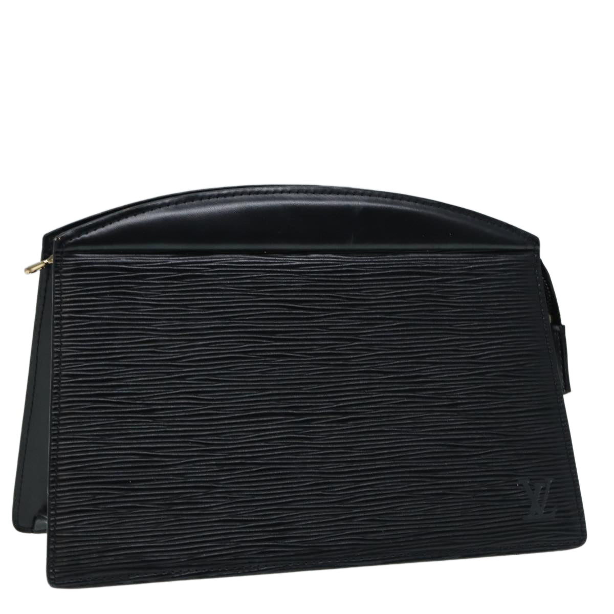 LOUIS VUITTON Epi Trousse Crete Pouch Black LV Auth