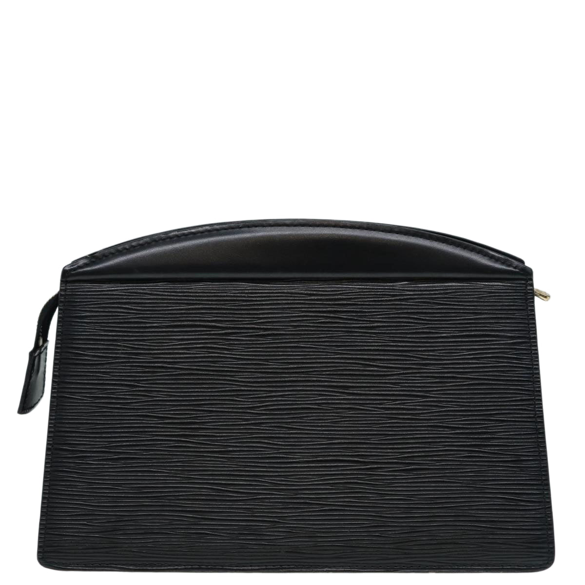 LOUIS VUITTON Epi Trousse Crete Pouch Black LV Auth