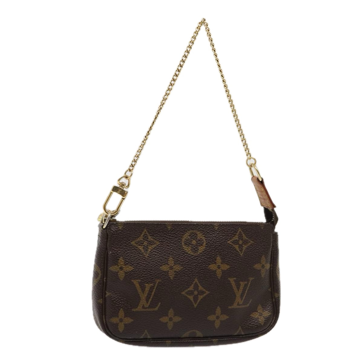 LOUIS VUITTON Monogram Mini Pochette Accessoires Pouch LV Auth