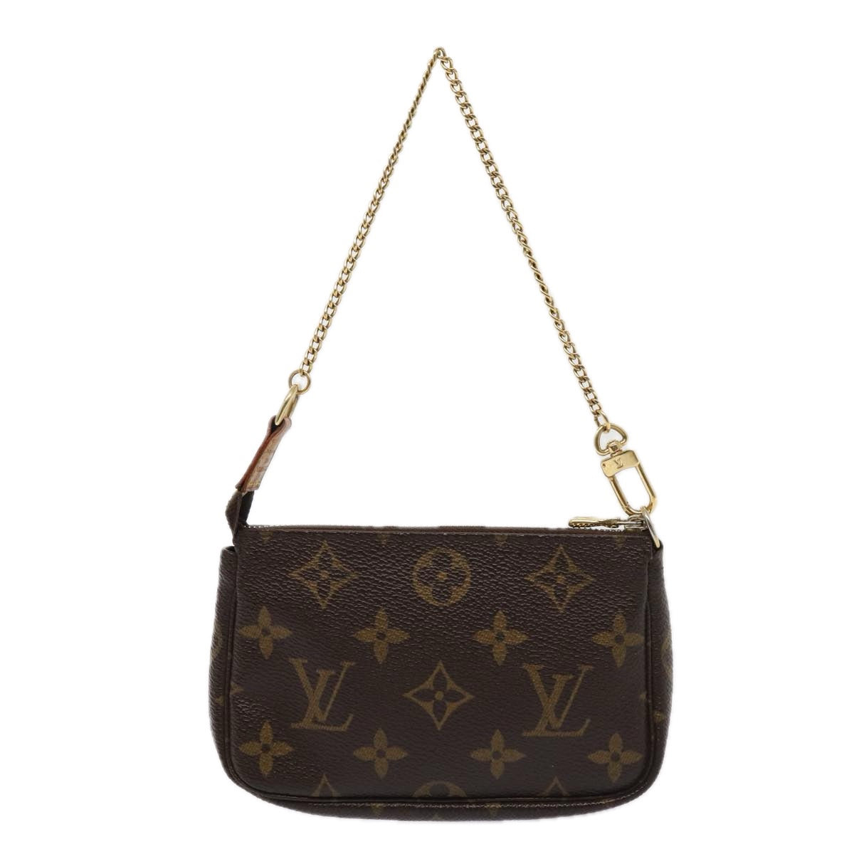 LOUIS VUITTON Monogram Mini Pochette Accessoires Pouch LV Auth