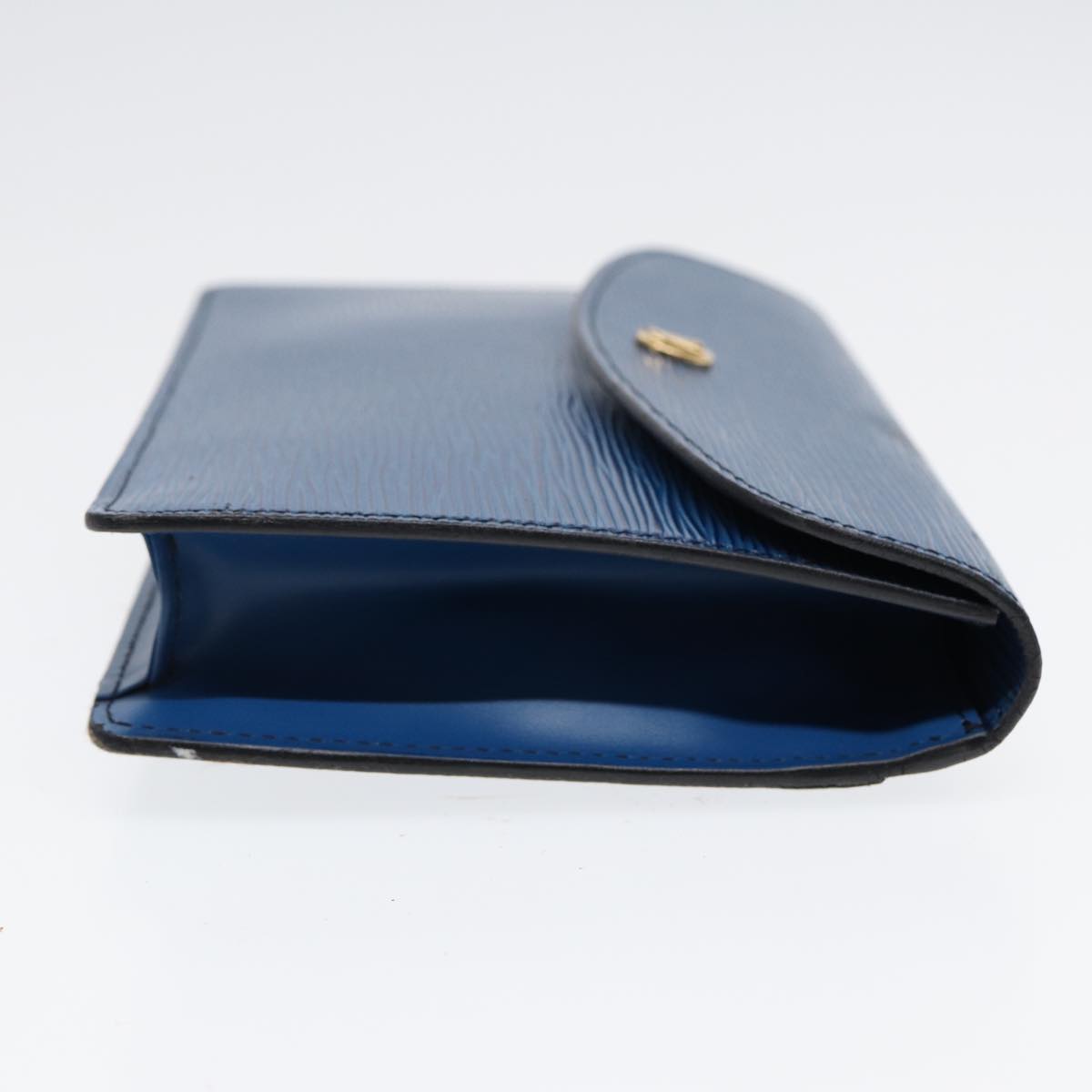 LOUIS VUITTON Epi Montaigne 23 Clutch Bag Blue LV Auth