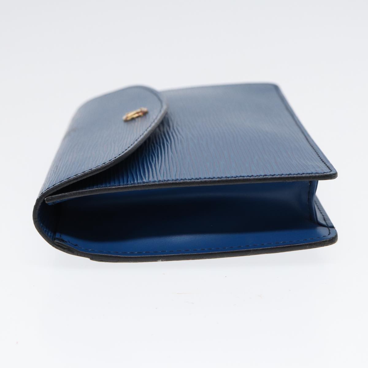 LOUIS VUITTON Epi Montaigne 23 Clutch Bag Blue LV Auth
