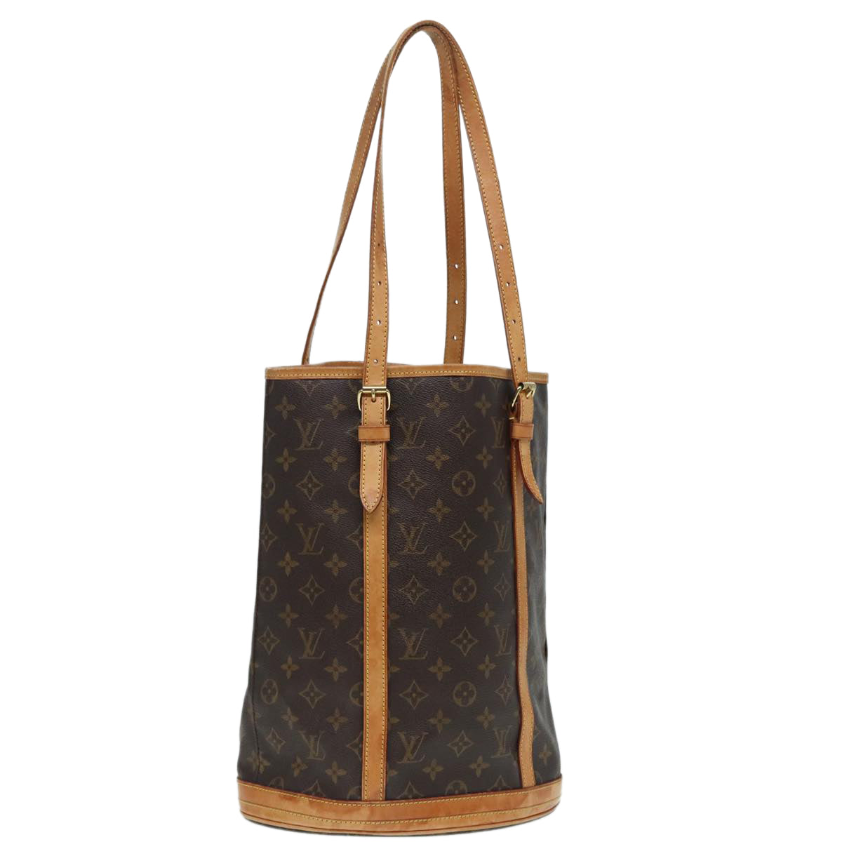 LOUIS VUITTON Monogram Bucket GM Shoulder Bag LV Auth