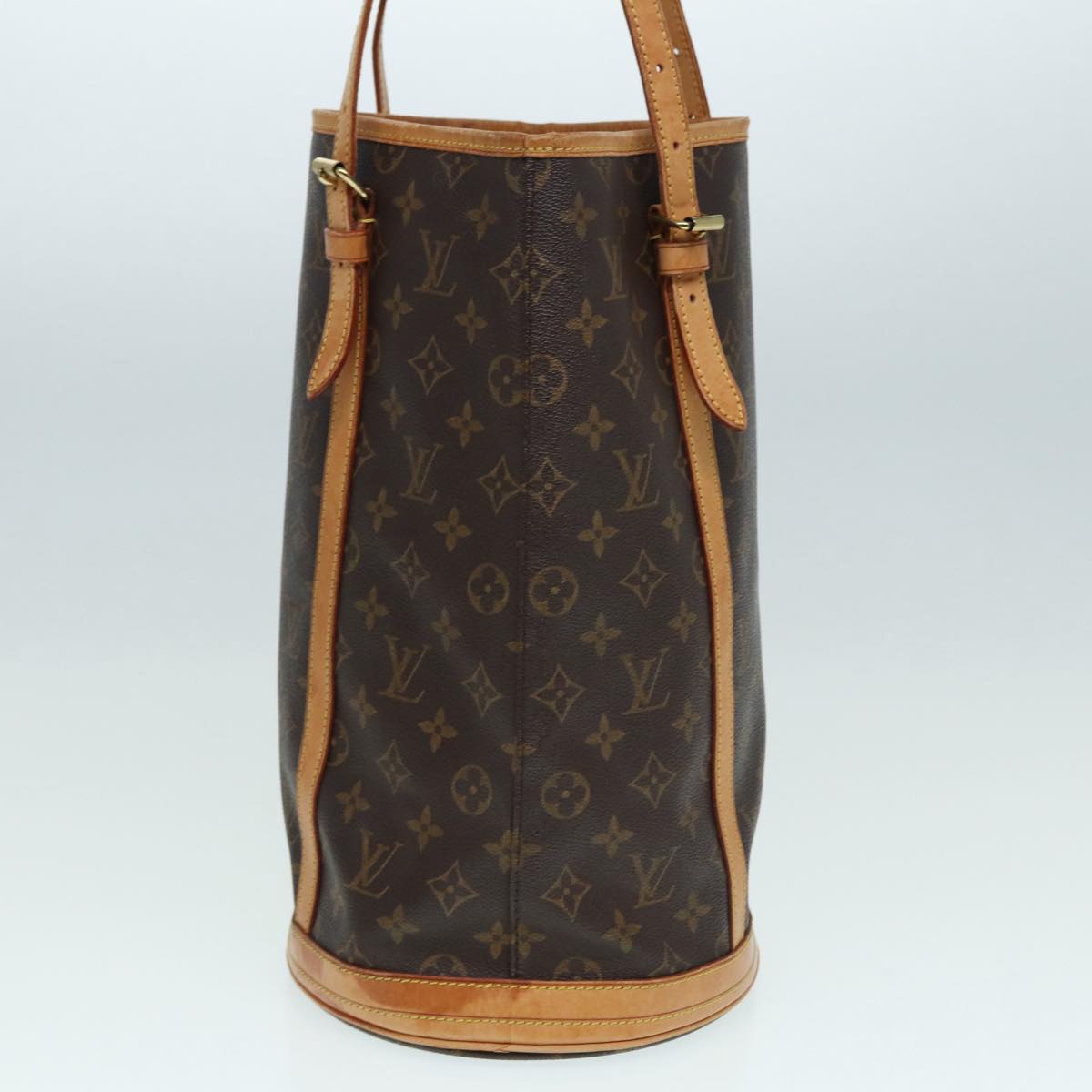 LOUIS VUITTON Monogram Bucket GM Shoulder Bag LV Auth