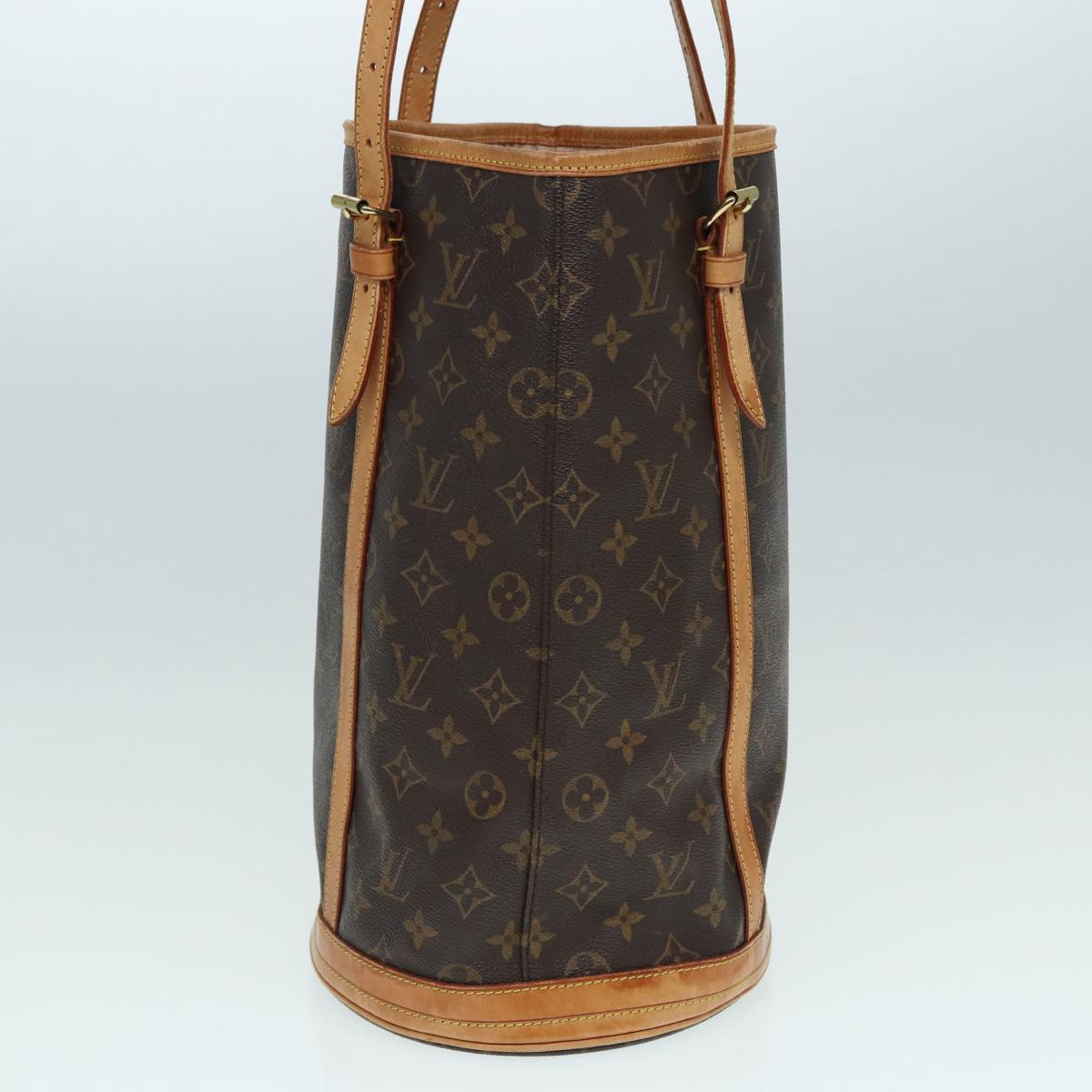 LOUIS VUITTON Monogram Bucket GM Shoulder Bag LV Auth