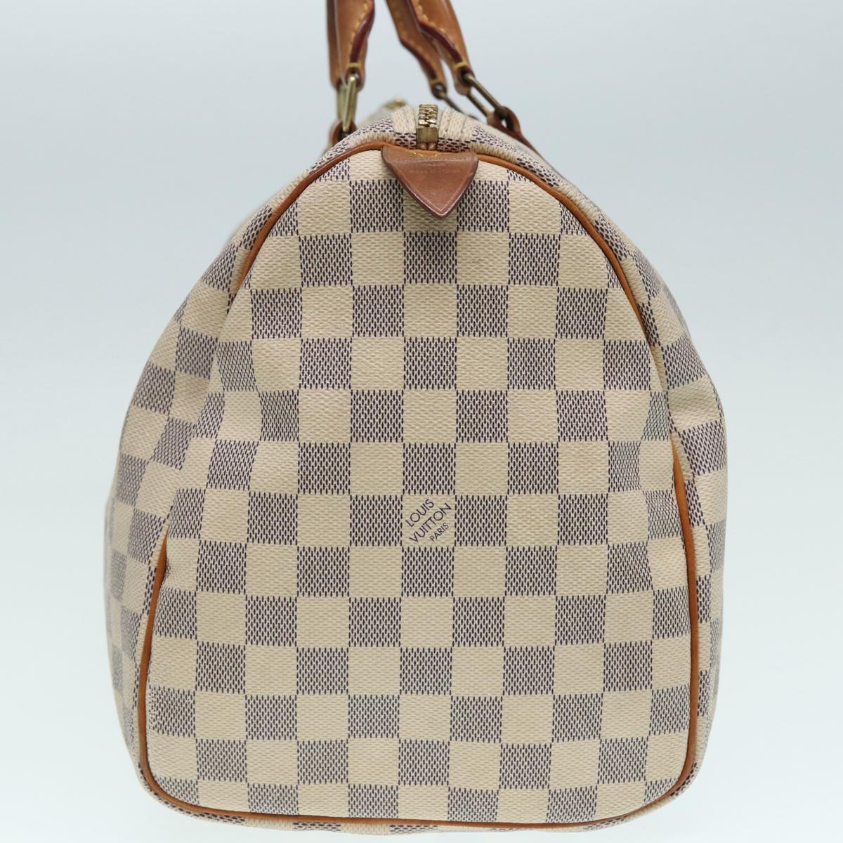 LOUIS VUITTON Damier Azur Hand Bag LV Auth