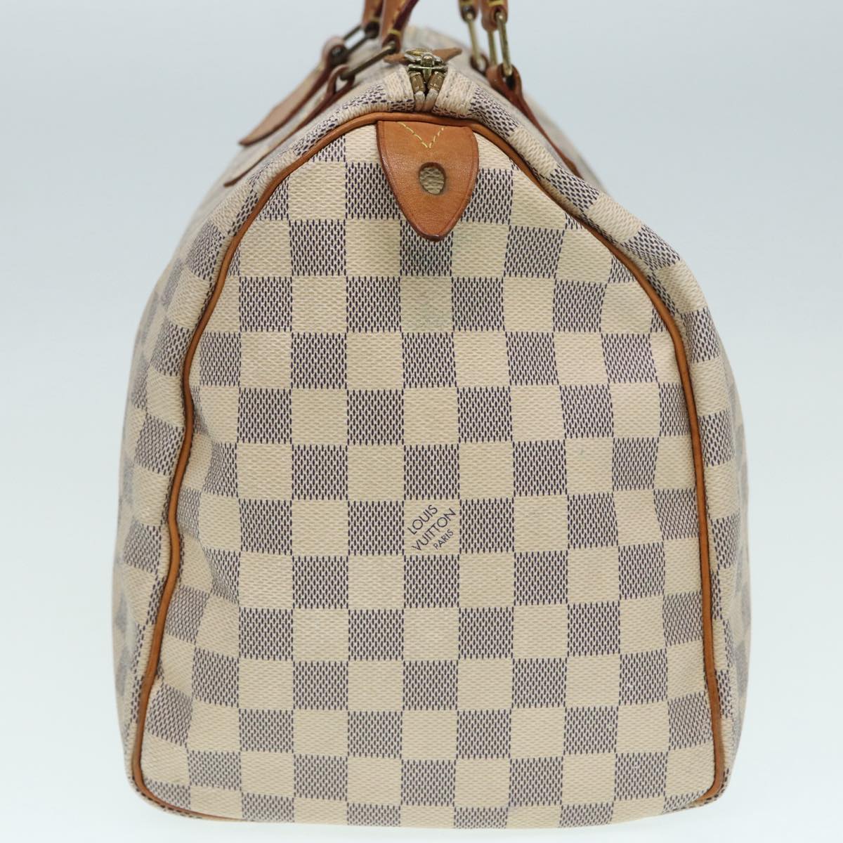 LOUIS VUITTON Damier Azur Hand Bag LV Auth