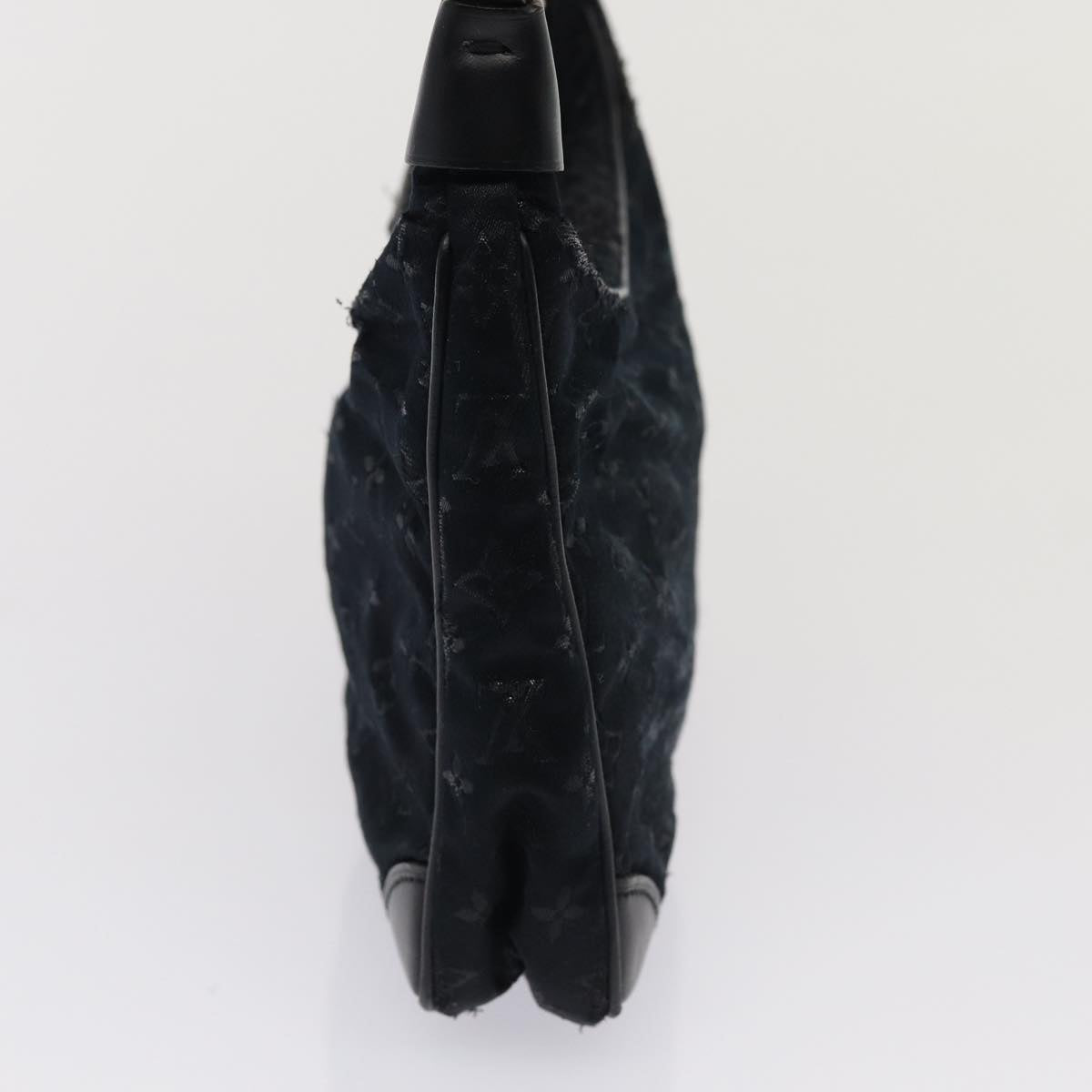 LOUIS VUITTON Monogram Satin Little Boulogne Shoulder Bag LV Auth