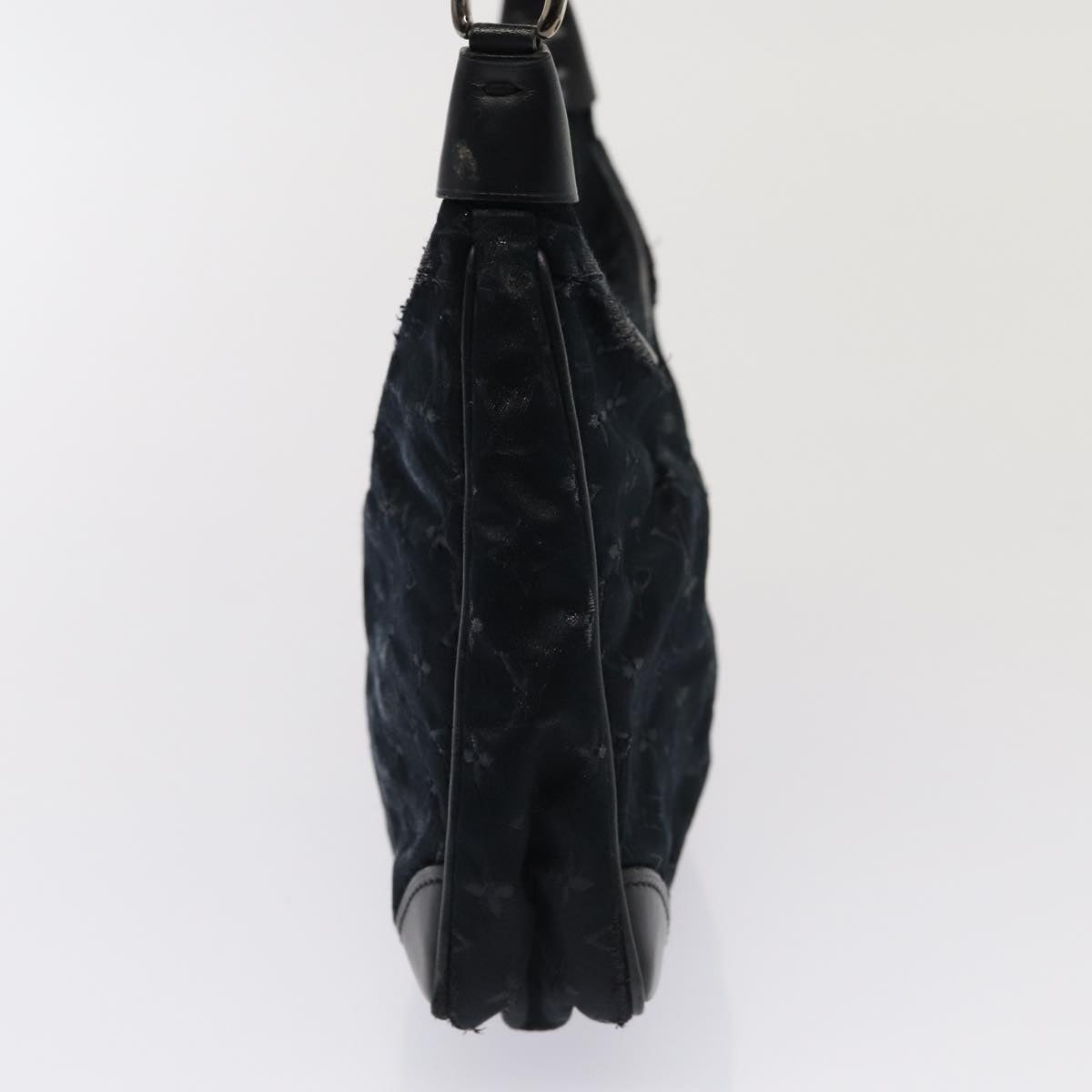 LOUIS VUITTON Monogram Satin Little Boulogne Shoulder Bag LV Auth