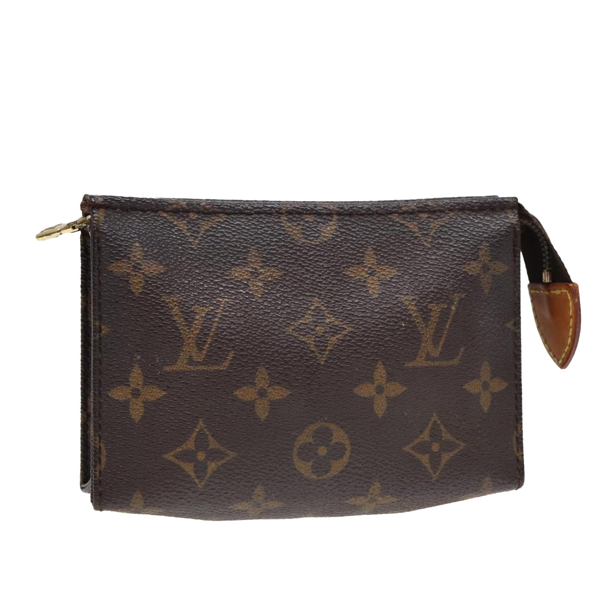 LOUIS VUITTON Monogram Poche Toilette 15 Pouch LV Auth
