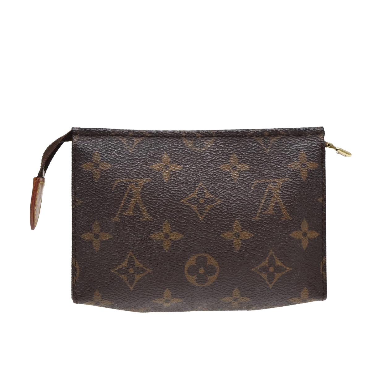 LOUIS VUITTON Monogram Poche Toilette 15 Pouch LV Auth