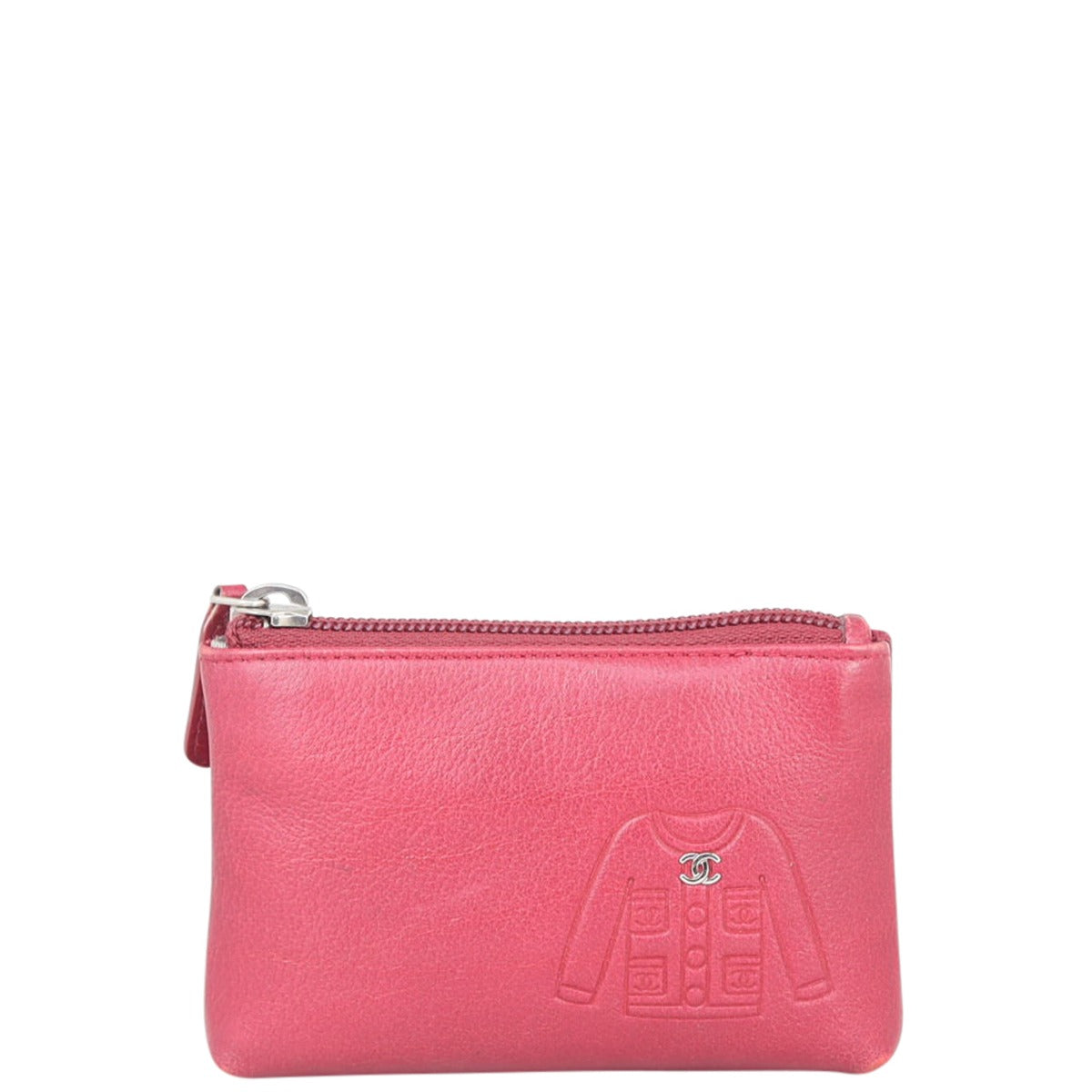 Chanel Jacket Embossed Key Pouch