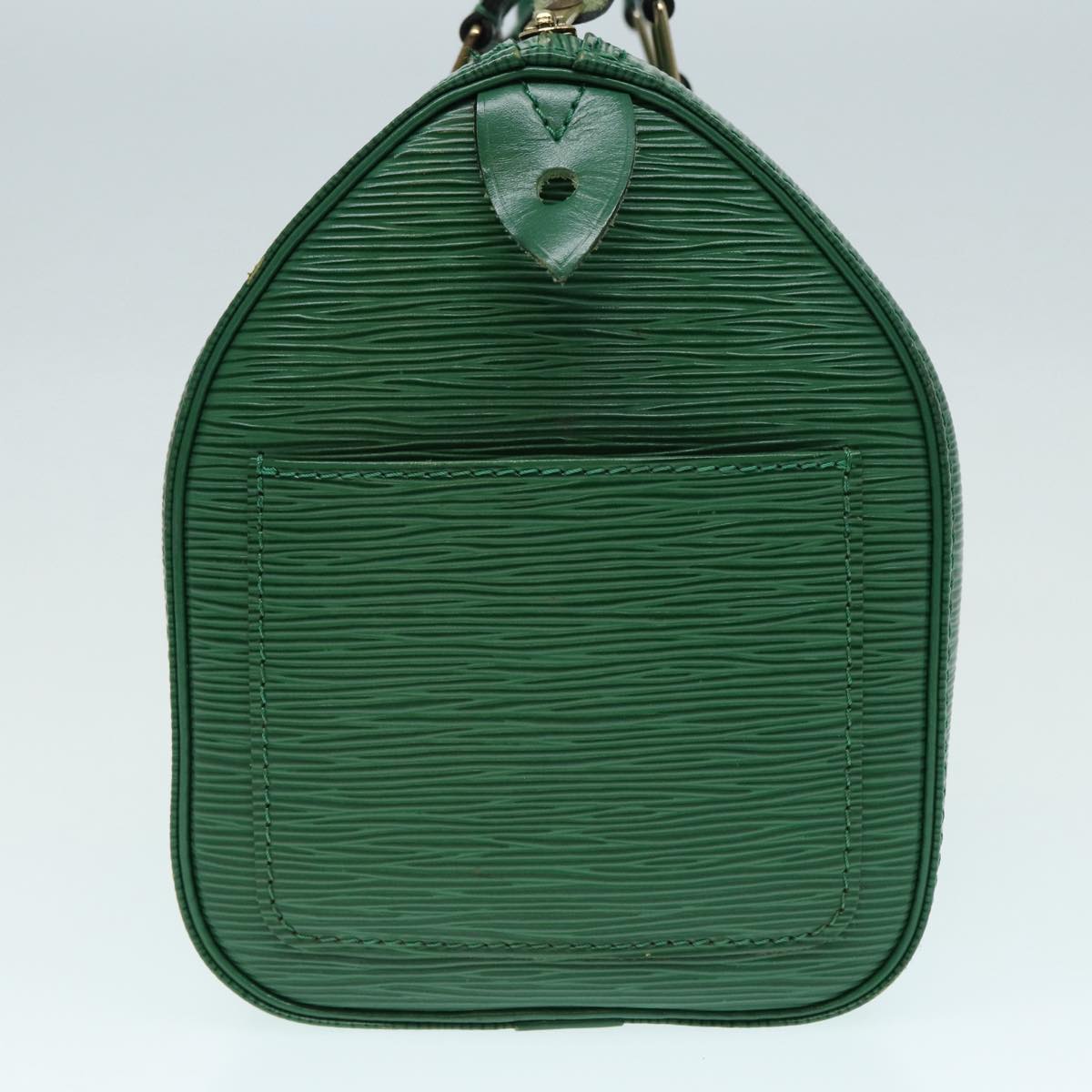 LOUIS VUITTON Epi Hand Bag Borneo Green LV Auth