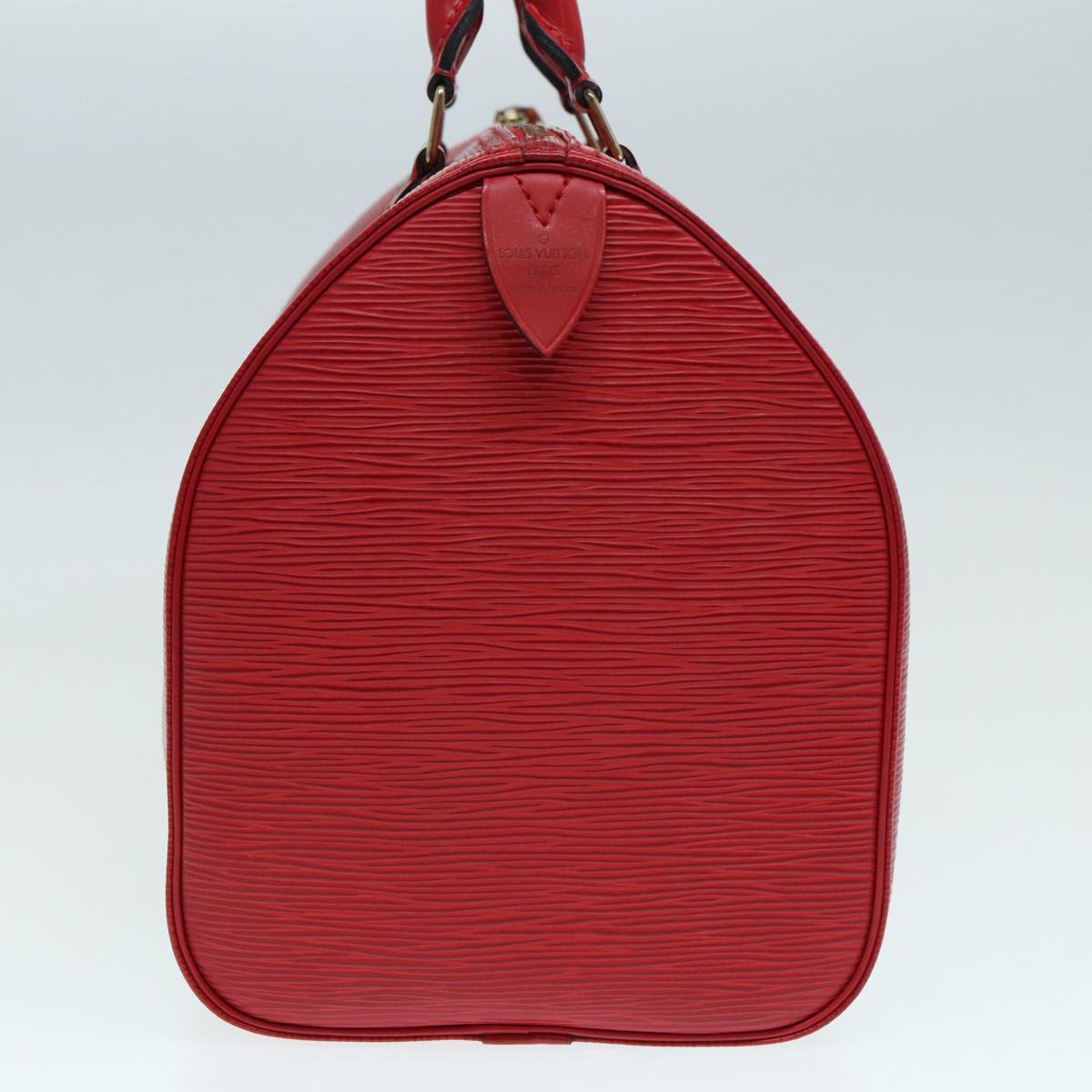 LOUIS VUITTON Epi Hand Bag Castilian Red LV Auth