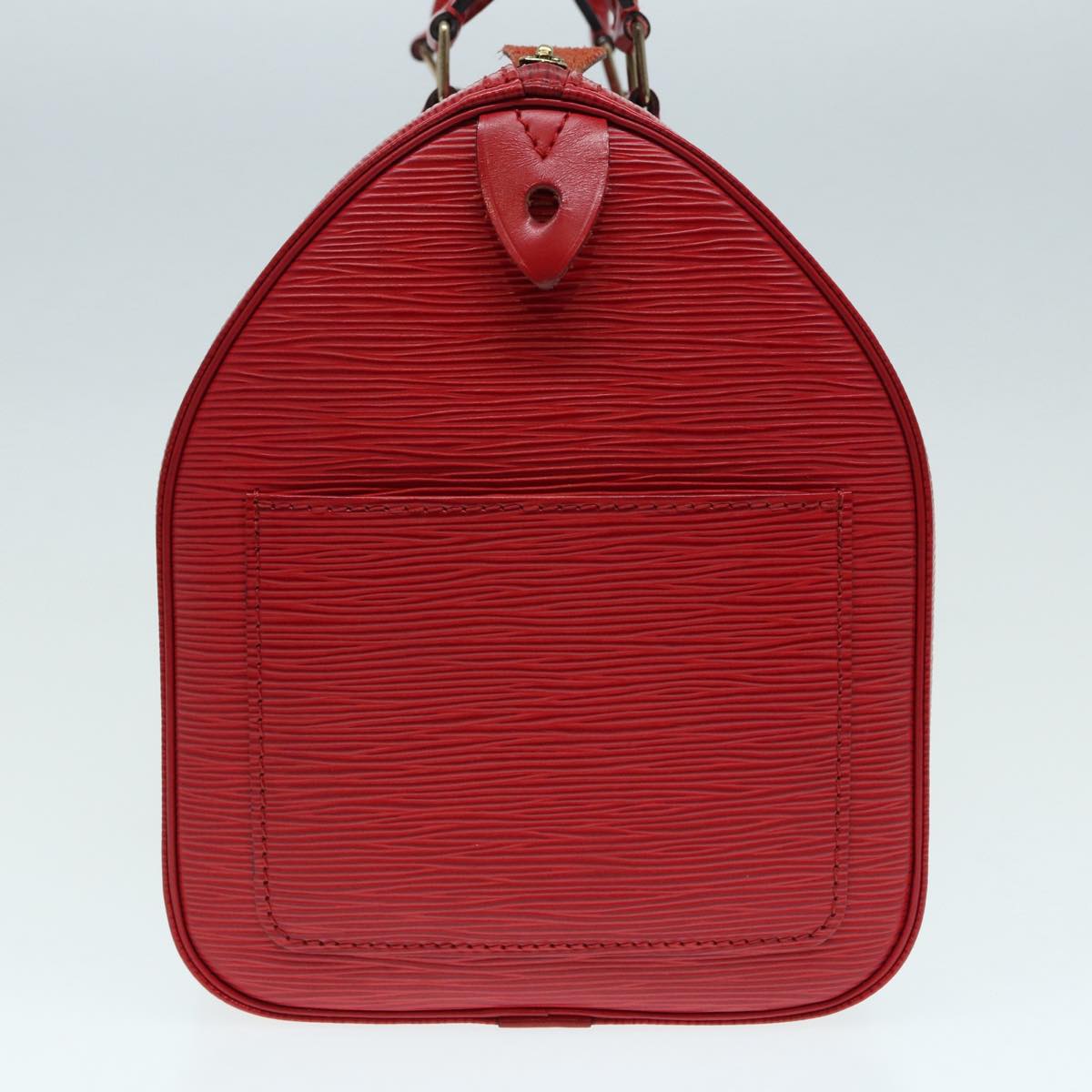 LOUIS VUITTON Epi Hand Bag Castilian Red LV Auth