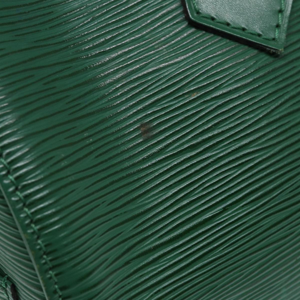 LOUIS VUITTON Epi Hand Bag Borneo Green LV Auth