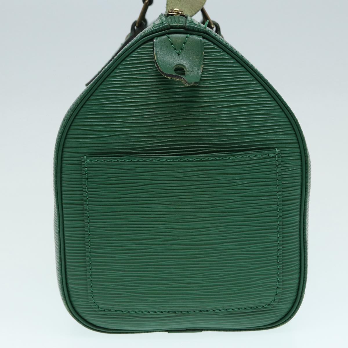 LOUIS VUITTON Epi Hand Bag Borneo Green LV Auth