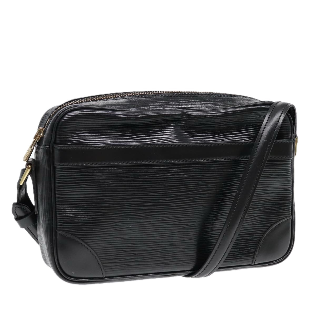 LOUIS VUITTON Epi Trocadero 23 Shoulder Bag Black LV Auth