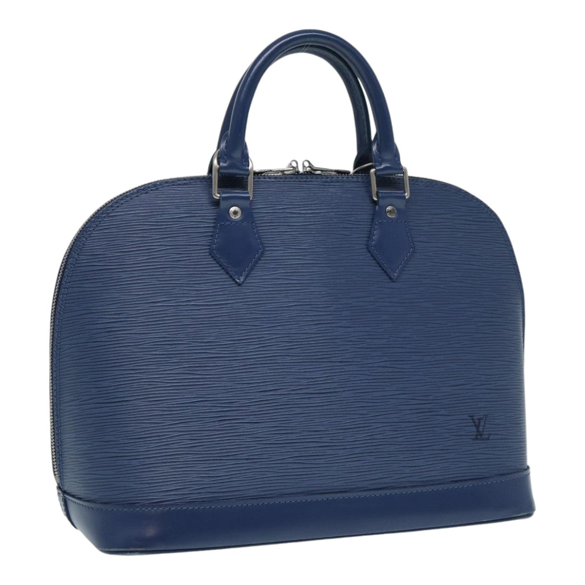 LOUIS VUITTON Epi Alma Hand Bag Blue Myrtille M5214G LV Auth