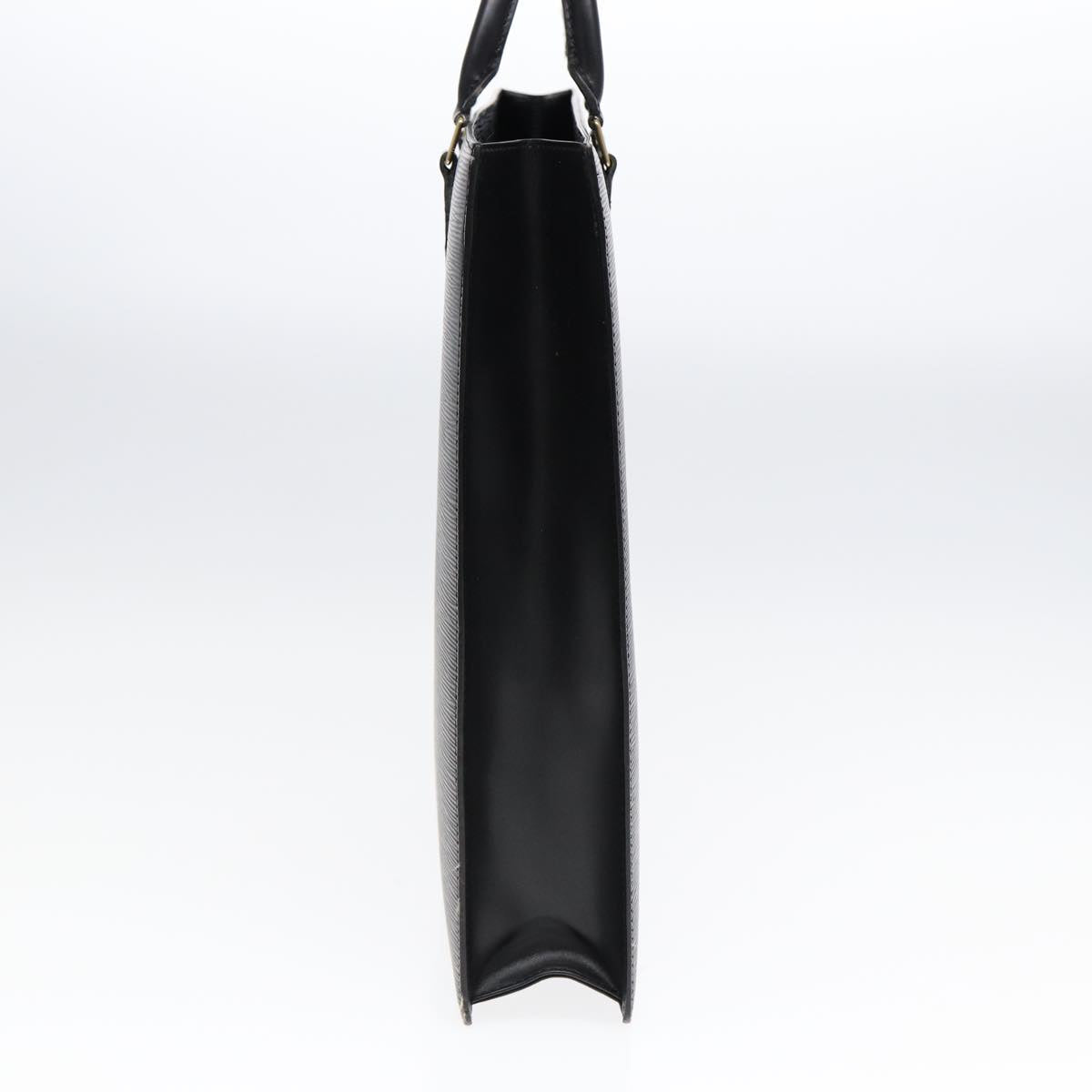 LOUIS VUITTON Epi Sac Plat Hand Bag Black LV Auth
