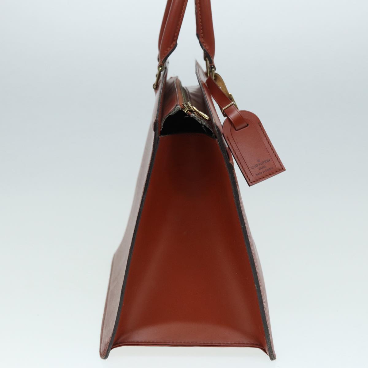 LOUIS VUITTON Epi Riviera Hand Bag Brown LV Auth