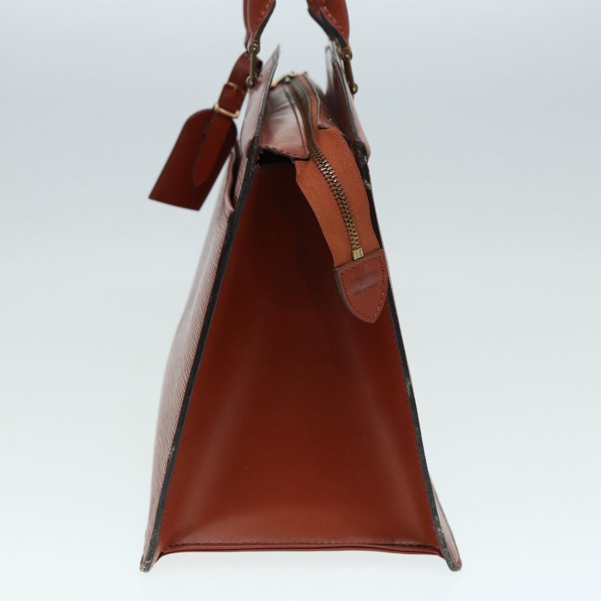 LOUIS VUITTON Epi Riviera Hand Bag Brown LV Auth