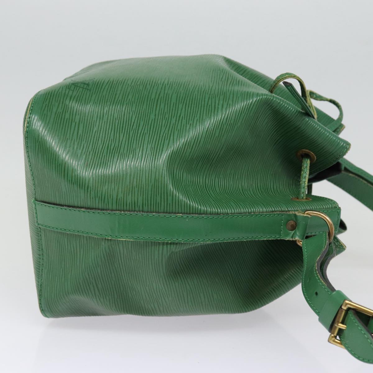 LOUIS VUITTON Epi Petit Noe Shoulder Bag Green LV Auth