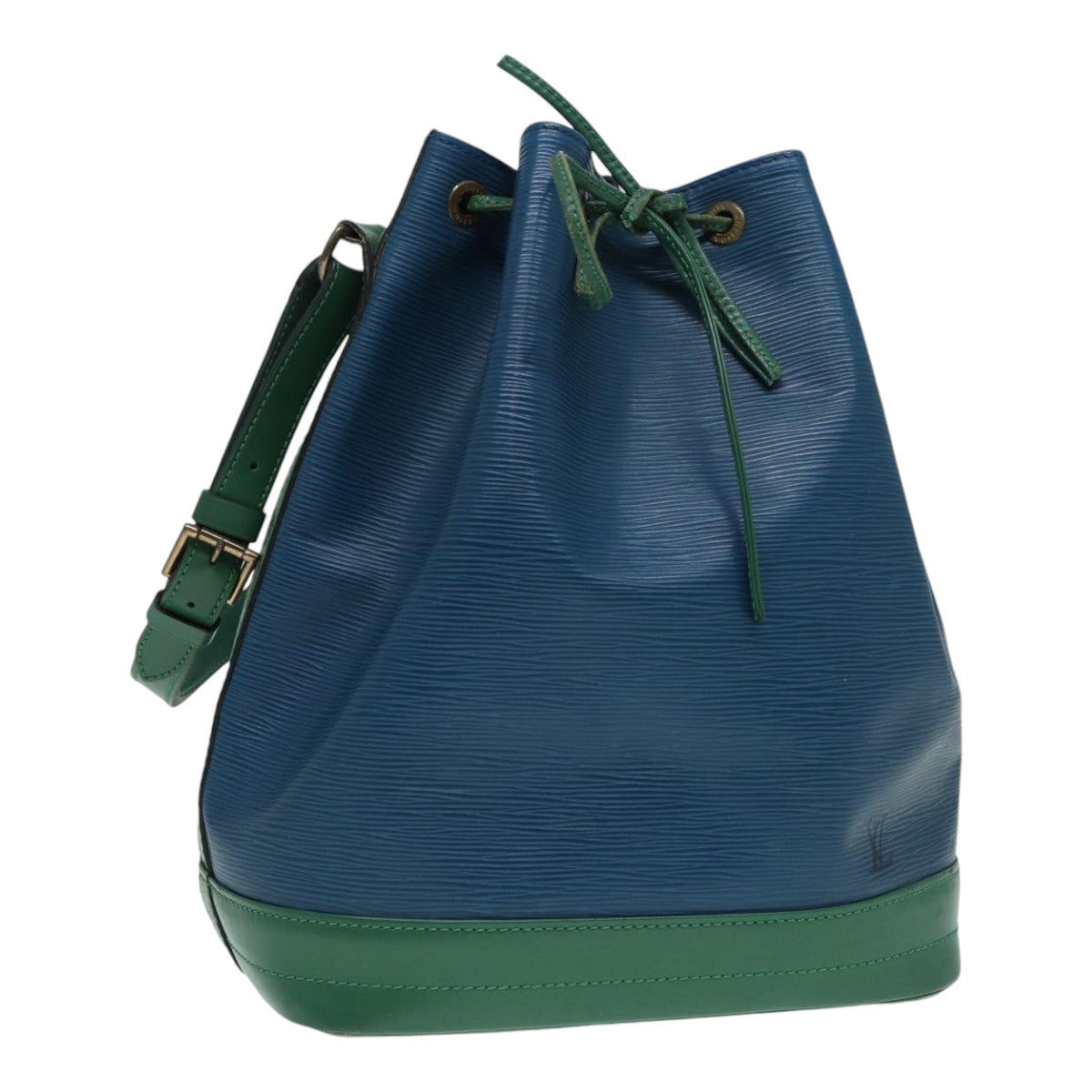 LOUIS VUITTON Epi Noe Shoulder Bag Bicolor color Green Blue LV Auth
