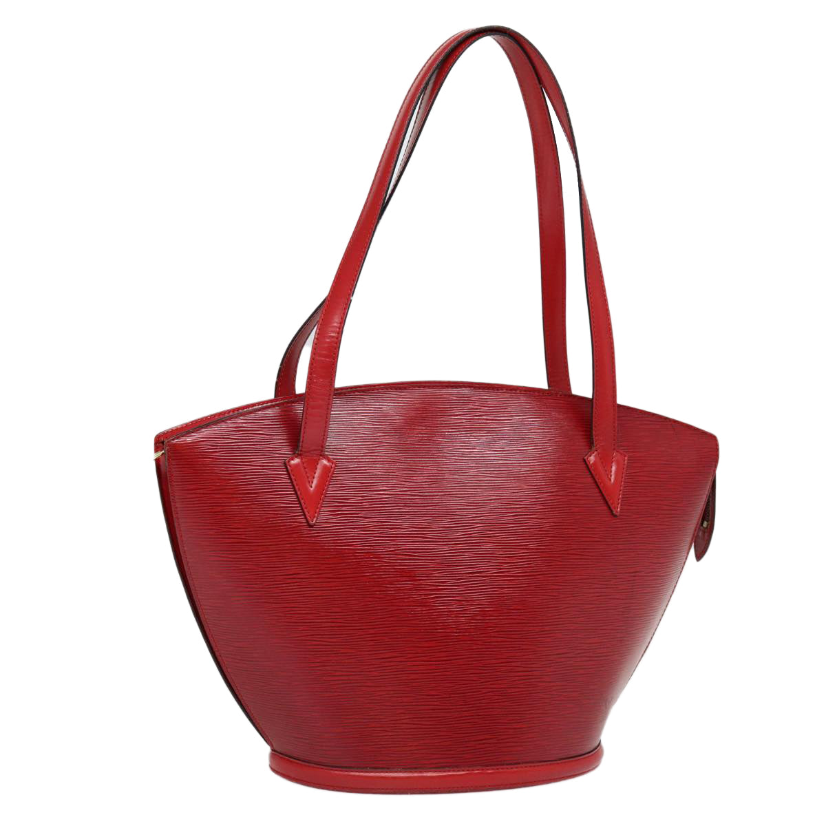 LOUIS VUITTON Epi Saint Jacques Shopping Shoulder Bag Red LV Auth