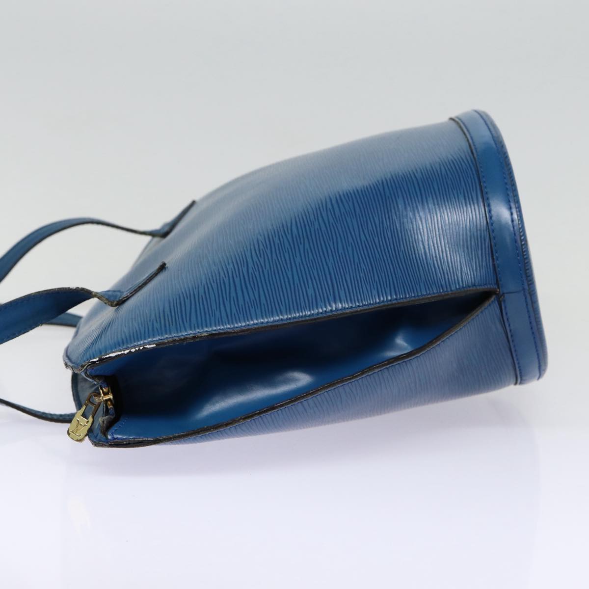 LOUIS VUITTON Epi Saint Jacques Shopping Shoulder Bag Blue LV Auth