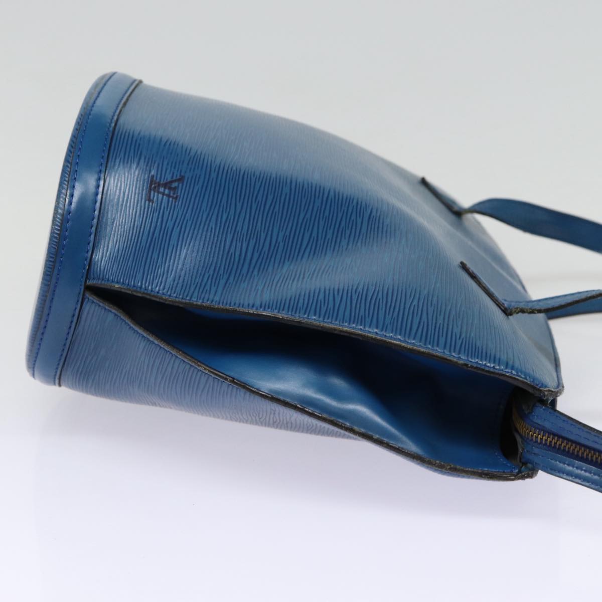 LOUIS VUITTON Epi Saint Jacques Shopping Shoulder Bag Blue LV Auth