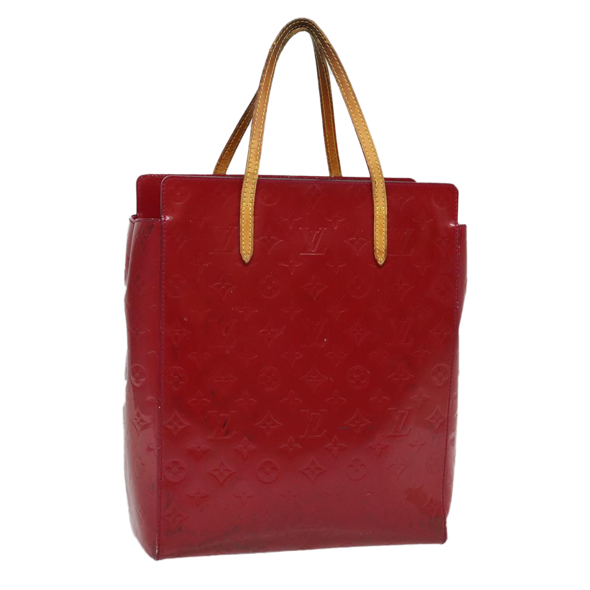LOUIS VUITTON Monogram Vernis Catalina NS Bag Rose Andian LV Auth