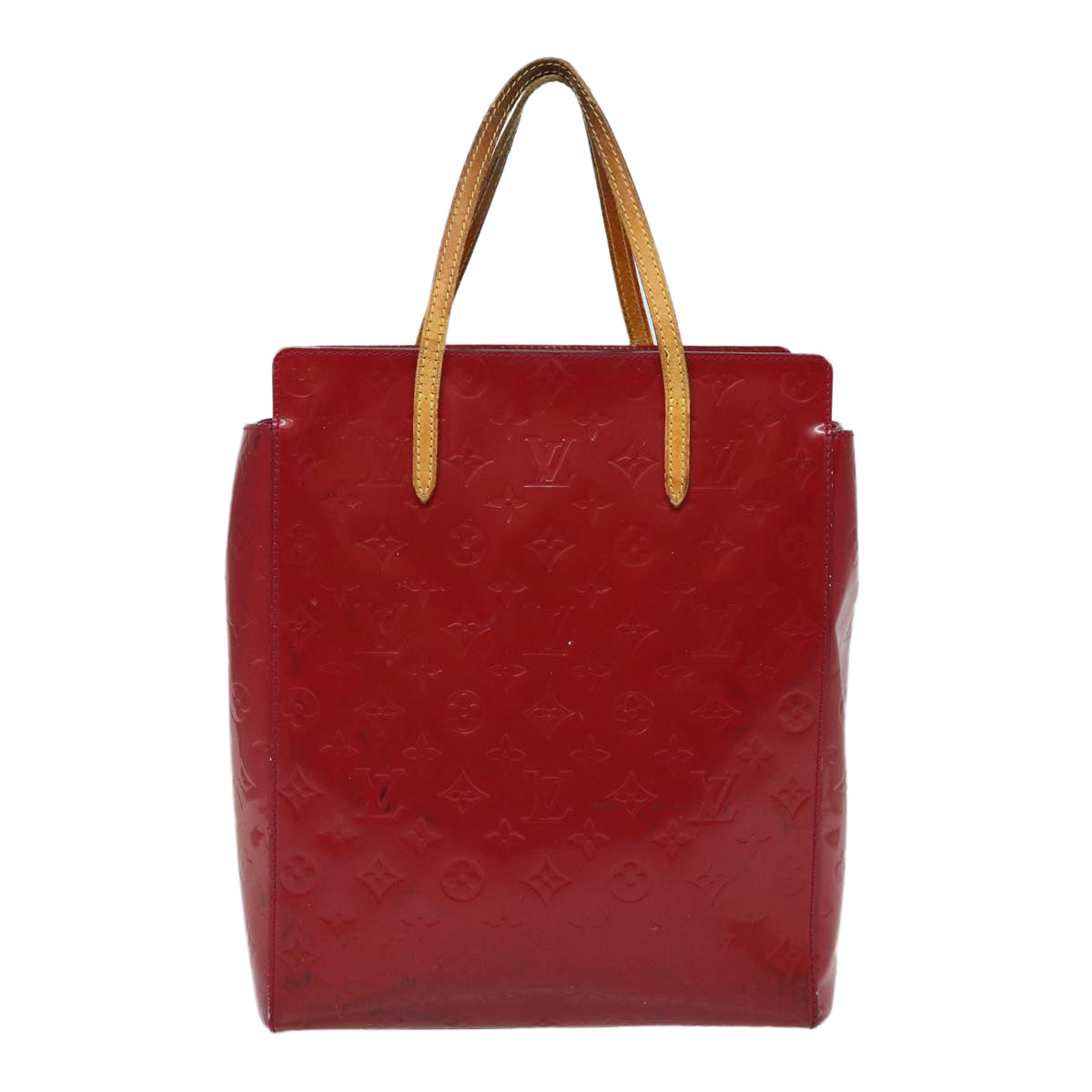 LOUIS VUITTON Monogram Vernis Catalina NS Bag Rose Andian LV Auth