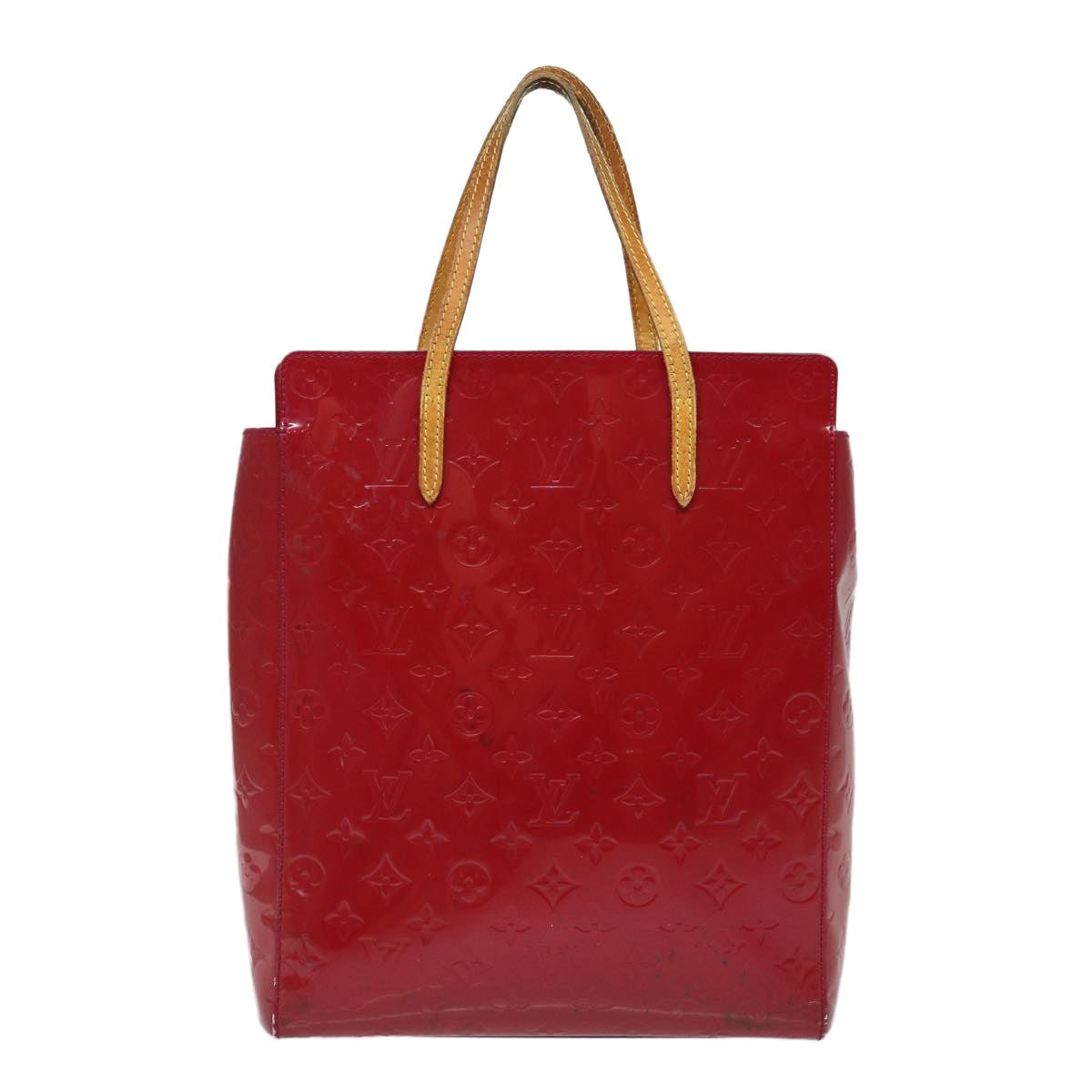 LOUIS VUITTON Monogram Vernis Catalina NS Bag Rose Andian LV Auth