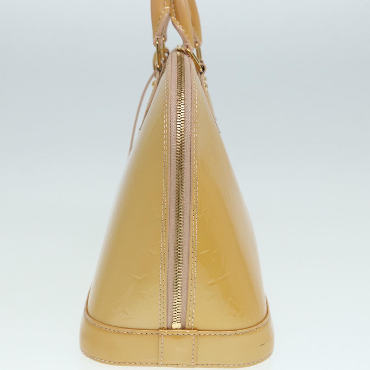 LOUIS VUITTON Monogram Vernis Alma PM Hand Bag Rose Florentin Auth